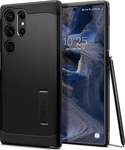 Spigen ACS05623, Spigen Tough Armor Black Cover f&uuml;r Samsung Galaxy S23 Ultra