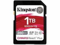 Kingston SDR2V6/1TB, Kingston SDXC 1TB Canvas React Plus V60