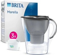 BRITA 1052796, BRITA Marella 2,4 l Graphit + 3 St&uuml;ck MX Pro PO 2024, 3 Stk