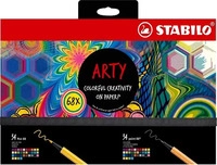 STABILO ARTY - 68 St&uuml;ck - Fineliner und hochwertige Fasermarker