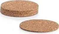 Zeller 1090, ZELLER Korkuntersetzer 6er Set, Durchmesser 9,5 cm, 6 St&uuml;ck