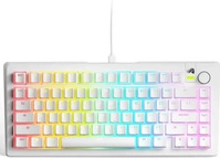 GLORIOUS GLO-KB-GMMK3-75-PB-FOX-W-WHT-US, GLORIOUS GMMK 3 75% Prebuilt Wired White -