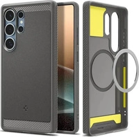 Spigen ACS08952, Spigen Rugged Armor MagSafe Marble Gray Samsung Galaxy S 2025...