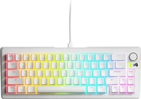 GLORIOUS GLO-KB-GMMK3-65-PB-FOX-W-WHT-US, GLORIOUS GMMK 3 65% Prebuilt Wired White -