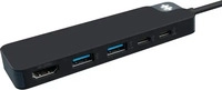 HYPER HY-HD4101BKGL, HYPER HyperDrive Flex 5-Port USB-C Hub, schwarz