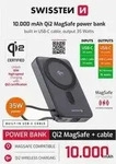 Swissten 22013979, Swissten Swistten MagSafe Qi2 15 W, 10000 mAh mit...