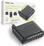 Mobile Origin MO-CH140-PW12, Mobile Origin GaN 140W Travel Charger Hub PW12 EU/UK/US