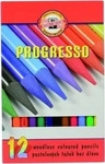 Koh-i-noor 380005, KOH-I-NOOR PROGRESSO 8756/12 - Buntstifte in Lack - 12 St&uuml;ck