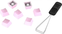 HyperX 519U0AA#ABA, HyperX Gummi-Tastenkappen, rosa (US)