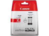 Canon 0318C007, Canon PGI-570PGBK XL Doppelpack, 500 Seiten