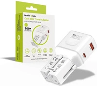 Mobile Origin MO-PW25-WHT, Mobile Origin GaN 35W Travel Adapter, EU/US/UK/AU...