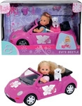 Simba Puppe Evi mit New Beetle Car