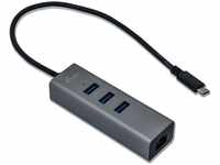 i-TEC C31METALG3HUB, I-TEC USB-C Metal 3-Port Hub mit GLAN, 3 Stk