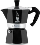Bialetti 990004953, Bialetti Moka Color 6 Portionen, schwarz