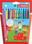 STABILO Trio A-Z Etui 12 Farben