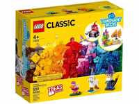 LEGO Classic 11013 Kreativ-Bauset mit durchsichtigen Steinen