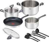 Tefal G713SB45, Tefal Edelstahl-Kochgeschirr-Set Daily Cook 11-teilig G713SB45,...