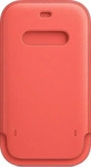 Apple MHYA3ZM/A, Apple iPhone 12 und 12 Pro Lederh&uuml;lle mit MagSafe Citrus Pink