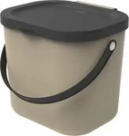 Rotho 1030307422, Rotho Abfalltrennsystem ALBULA Box 6l - Cappuccino