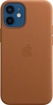 Apple MHK93ZM/A, Apple iPhone 12 Mini Leder-Handyh&uuml;lle mit MagSafe Sattelbraun