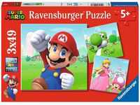 Ravensburger 051861 Super Mario 3x49 Teile