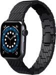Pitaka AWB2307, Pitaka Carbon Fiber Strap Black/Grey Apple Watch 42/44/45/Ultra...
