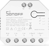 Sonoff DUALR3, Sonoff DUALR3 2-Gang Wi-Fi Smart Switch