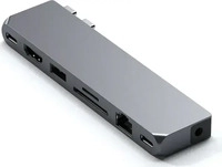 Satechi ST-UCPHMXM, Satechi Pro Hub Max (1 x USB4, 1 x HDMI 4K 60 Hz, 1 x USB-A3.0, 1