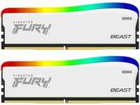 Kingston KF436C18BWAK2/32, Kingston FURY 32GB KIT DDR4 3600MHz CL18 Beast RGB Weiß
