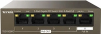Tenda TEG1105PD, Tenda TEG1105PD Gigabit PoE PD Fanless Switch 30W