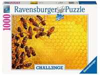 Ravensburger Puzzle 173624 Challenge Puzzle: Bienen auf der Honigwabe 1000 Stück