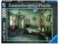 Ravensburger Puzzle 173600 Lost Places: das grüne Schlafzimmer 1000 Teile