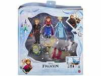 Mattel Frozen Fairy Tale Story Kleine Puppen Anna und Elsa mit Freunden Hlx04