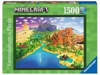 Ravensburger Puzzle 171897 Minecraft: die Welt von Minecraft 1500 Teile