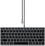 Satechi ST-UCSW1M, Satechi Slim W1 USB-C BACKLIT Wired Keyboard - Space Grey -...