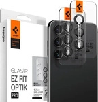 Spigen AGL05962, Spigen Glass EZ Fit Optik Pro 2 Pack, black - Samsung Galaxy
