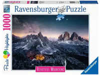 Ravensburger Puzzle 173181 Atemberaubende Berge: Die Dolomitentürme, Italien...