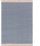 benuta Pop Wollteppich Karla Blau 160x230 cm - Naturfaserteppich aus Wolle