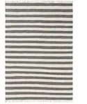 benuta Basic Kurzflor Teppich aus recyceltem Material Tom Grau/Wei&szlig; 60x100 cm -