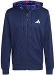 adidas Pullover Sport TR-ES+ BL FZ JA,DKBLUE/WHITE IB8139-000