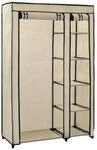 VidaXL Armoire pliable Cr&egrave;me 110x45x175 cm
