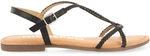 Gioseppo Flache Sandalen 69112 negro