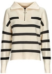 Vero Moda Pullover VMSABA STRIPE LS HIGHNECK BLOUSE GA NOOS