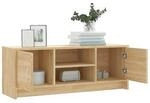 VidaXL Meuble TV ch&ecirc;ne sonoma 102x30x37,5 cm bois d'ing&eacute;nierie