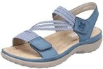Rieker Keilabsatzsandalen Sandaletten Guana/Ribbonstretch 64870-14