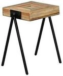VidaXL Sofaecken, Podesttische Table d'appoint Teck massif multicolore