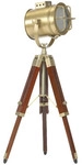 VidaXL Stehlampen Lampadaire tripod floor lamp en bois de mangue