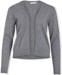 Vila Damenmantel Noos Ril Short - Medium Grey Melange
