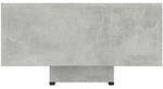 VidaXL Wohnzimmertische Table basse Bois d&rsquo;ing&eacute;nierie Gris 85x55x31 cm