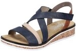 Rieker Keilabsatzsandalen Sandaletten V3663-91 -39